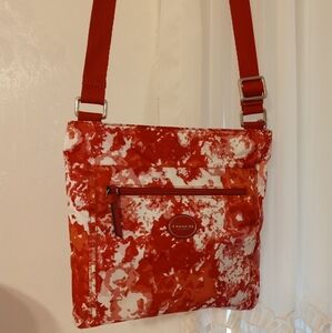 Coach Getaway Signature Nylon Crossbody Pink Multi, F31963